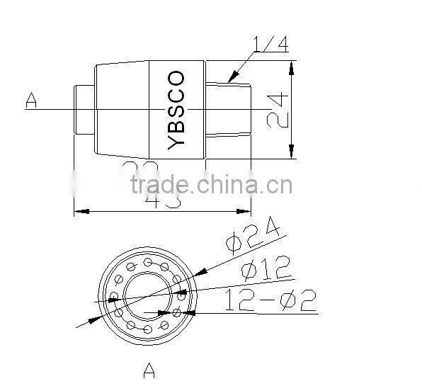 Hot Item Factory Amazon Price 1/4 Air Nozzle