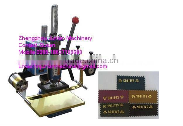 leather hot melt adhesive machine/digital hot foil stamping machine