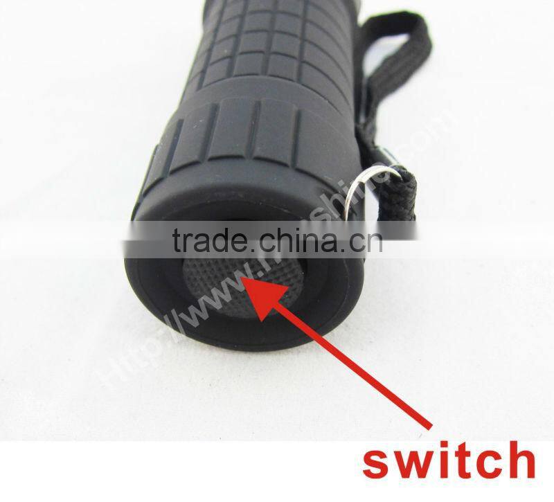 mini multicolor 14 led geepas torch with 3aaa battery