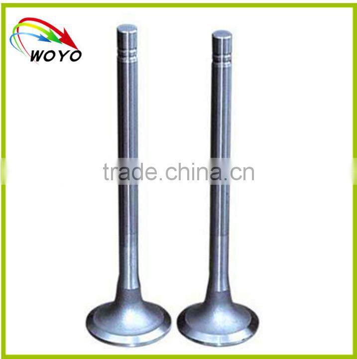Intake and exhaust valve for single cylinder