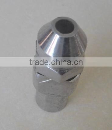 Low pressure cold fog fountain nozzle