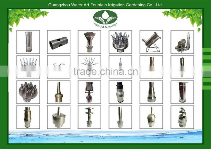 Water jet fountain nozzle