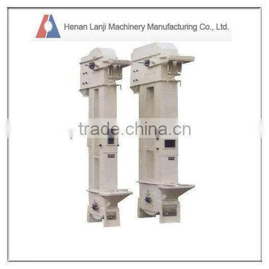 Large capacity concrete bucket elevator machine for bulk mining materials