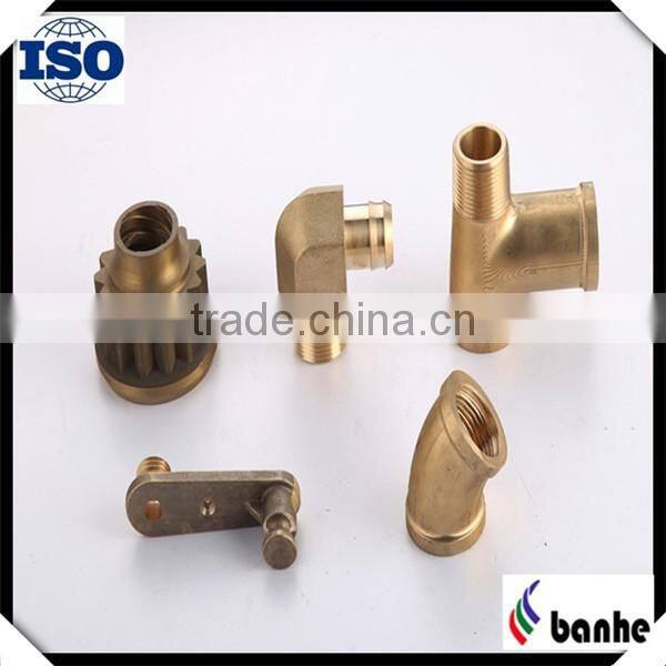 Machined copper parts custom made manufacturer