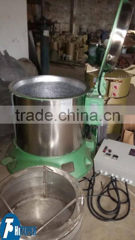 Plating metal used spin dryer, to separate the plating solution