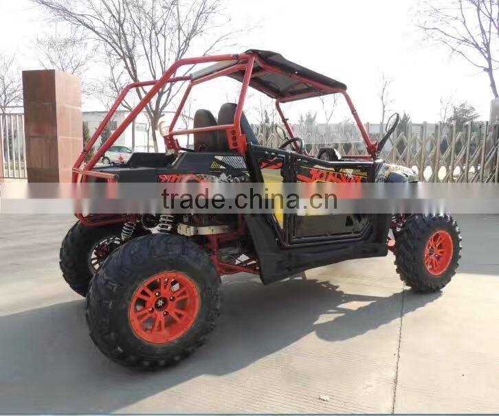 2017 Newest color-process 400cc go kart with LED roof lights (TKG400-A4)