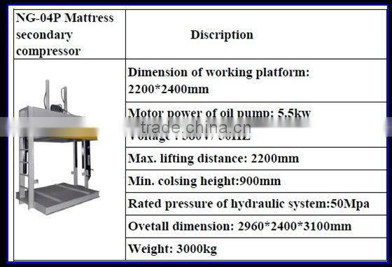 NAIGU-04P Mattress bade press