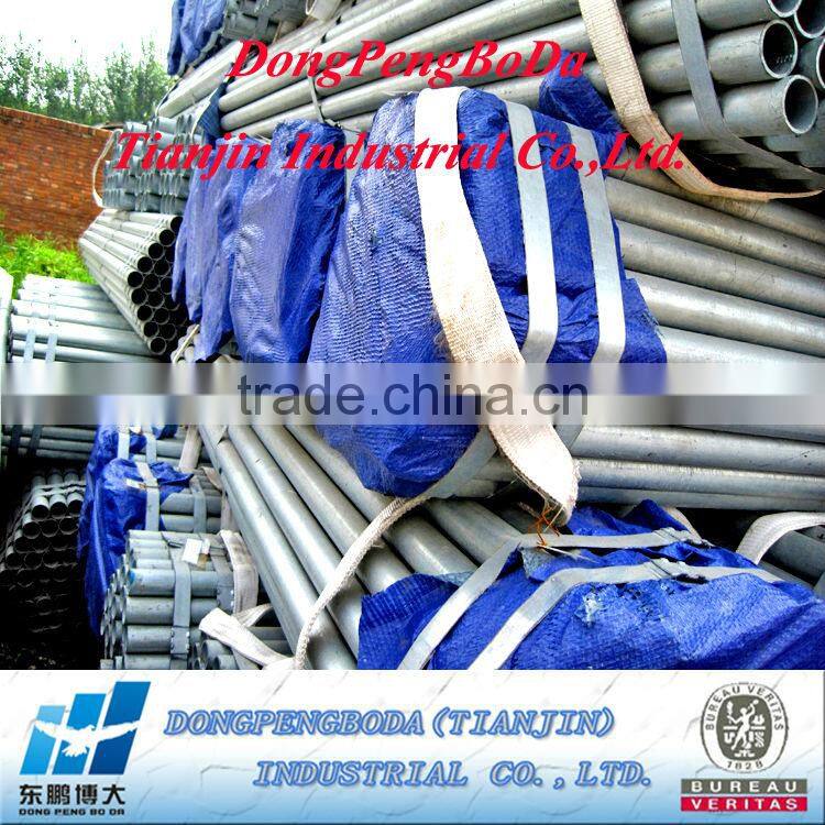 DPBD 1"*3.0mm Invernaderos pre tubos de acero galvanizado