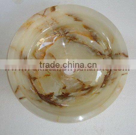 Natural onyx sinks and basins