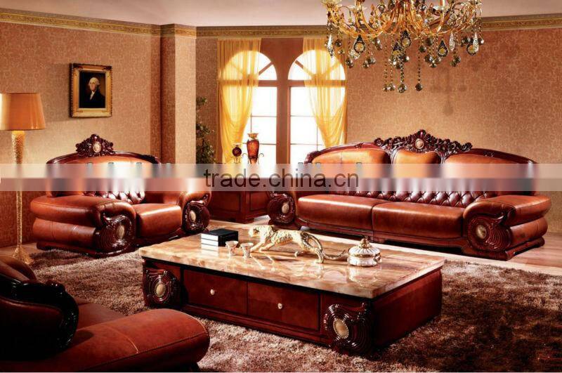Southeast Asian Furniture,Living Room Wooden Sofa Set,Carved Wood Marble Top Coffee Table,Leisure Chaise Lounge
