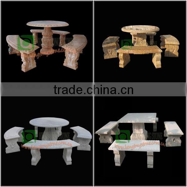 White Marble Round Table With Cherubim