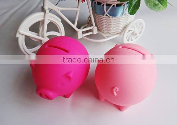Cute Silicone Small Piggy Bank, Kids Pigg Bank as Decorative Christmas Gift