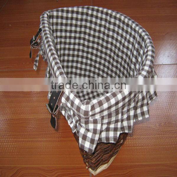 High Quality exquisite cheap wicker shopping basket with lid