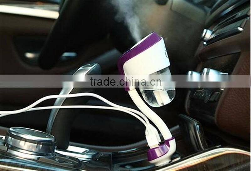 New Arrivals Second-generation car humidifier aromatherapy Direct charge with USB interface Mini Humidifier