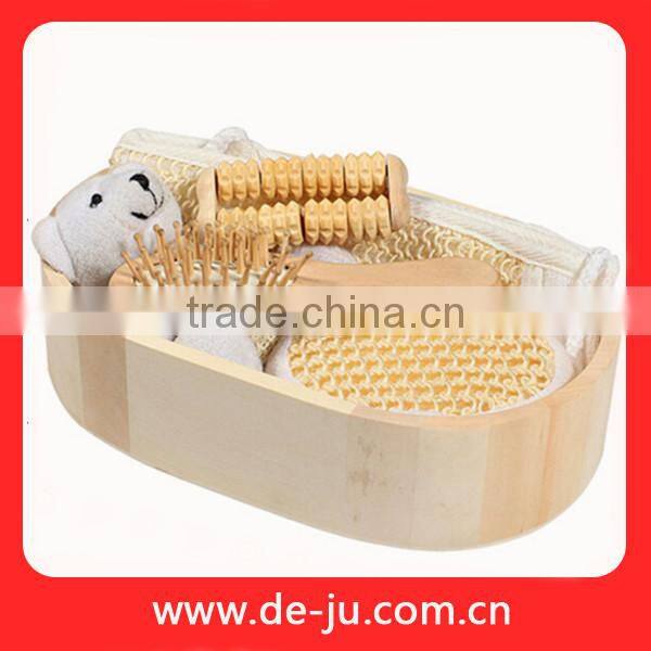 Hanging Sponge Loofah Srubber Comb Hot Bath Sets