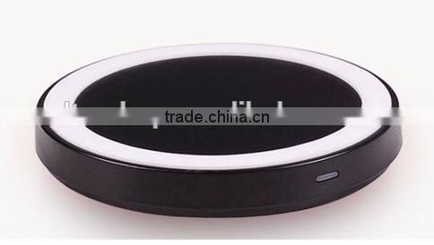 Creative bamboo wood wireless charger pad for Apple & Android Universal Wireless Universal mobile phone charger adapter