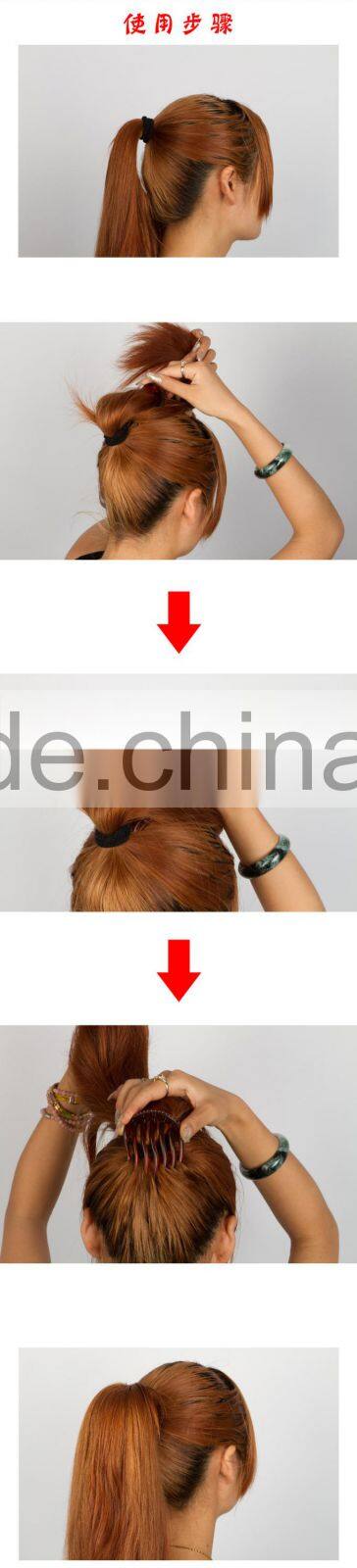 2016 new twist machine horsetail fluffy hair dish hair modelling tools crystal comb hair comb