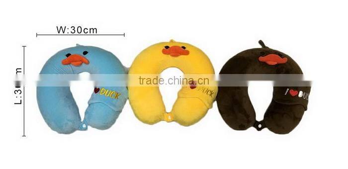 Soft Cartoon Travel Neck Pillow Set with Sleep Mask