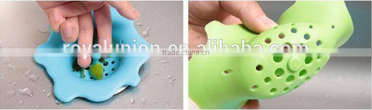 Flower design kitchen/bathroom sink strainer