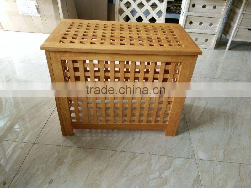 Factory direct supply Wooden laundry basket