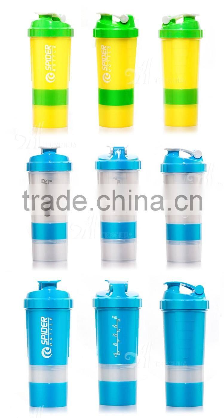 500ml Custom Logo hot and cold water jug shaker bottles for water