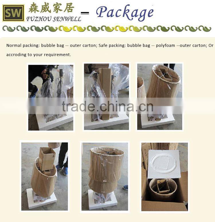 Ancient Style Wood High Brightness Table Lamp