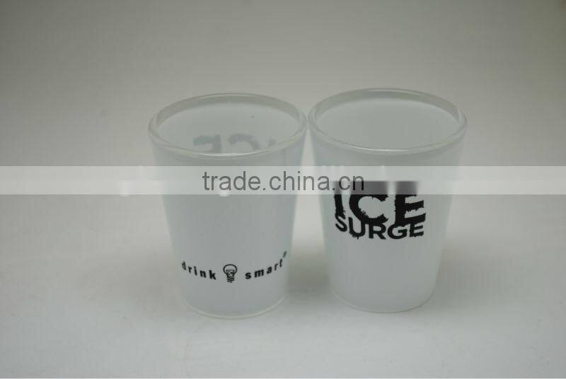 Cold color changing glass cup beer promotional gift