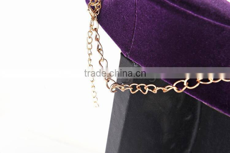 pruple velvet necklace jewelry display for sale