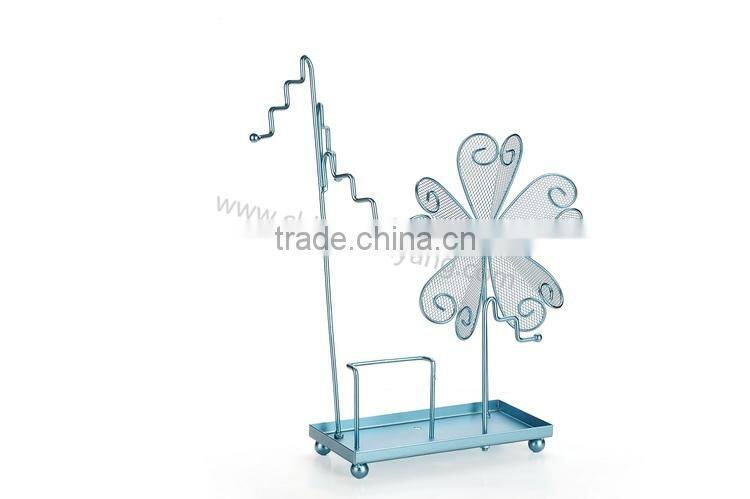 Windmill design metal jewelry display stand