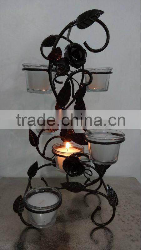 Iron Candle Holder