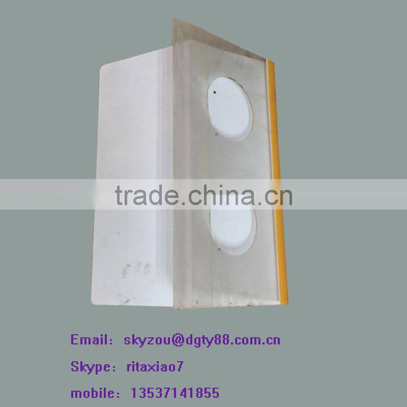 custom thermoforming bending products plastic clear advertising stand