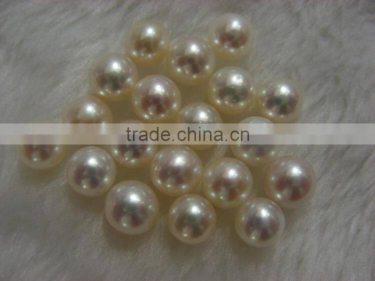 6-7mm white round freshwater pearl