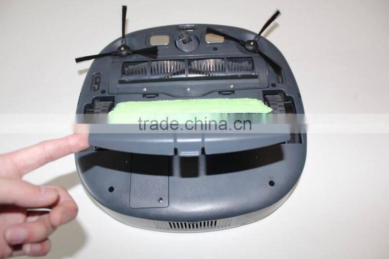 Newest auto Robot Vacuum Cleaner with wet and dry mop remote control