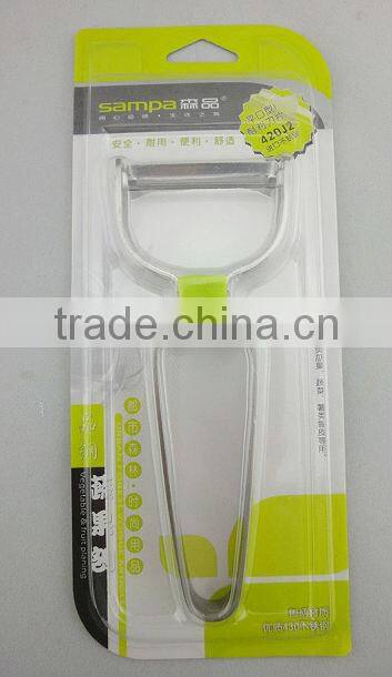 Stainless Steel Kitchen peeler with flat blade