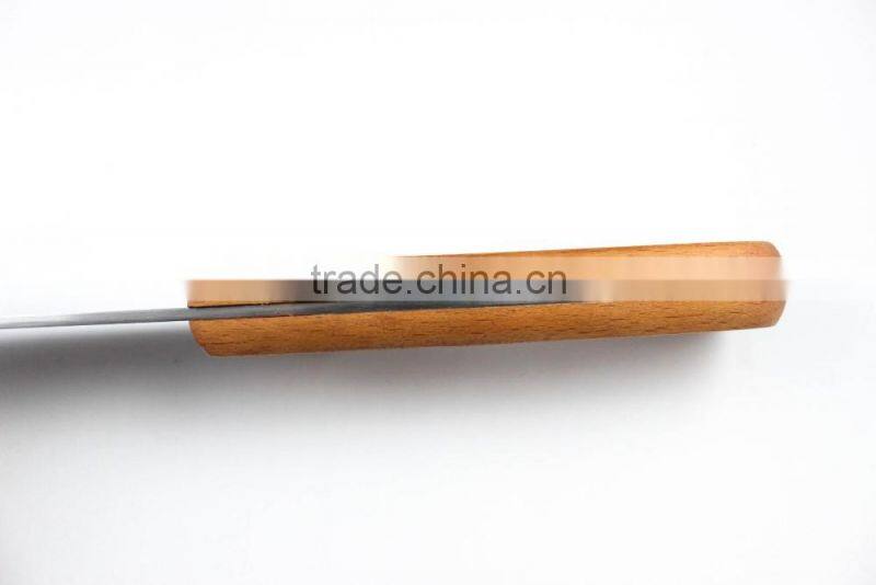 549-106 6" stainless steel kitchen knife with wooden handle