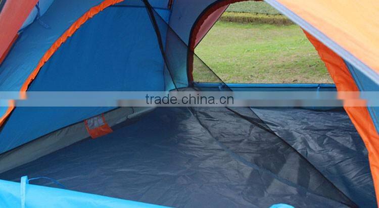 outdoor camping double layer 3-4 person family water proof tent