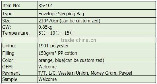 Wholesale Lightweight Camping Sleeping Bag