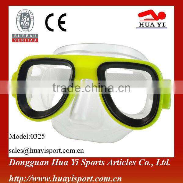 two windows swimming mask and snorkel set