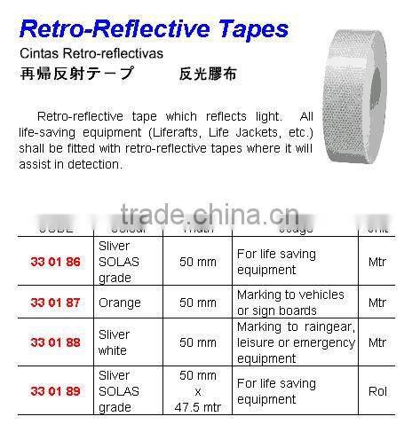 Marine Wholesale SOLAS Reflective Tapes
