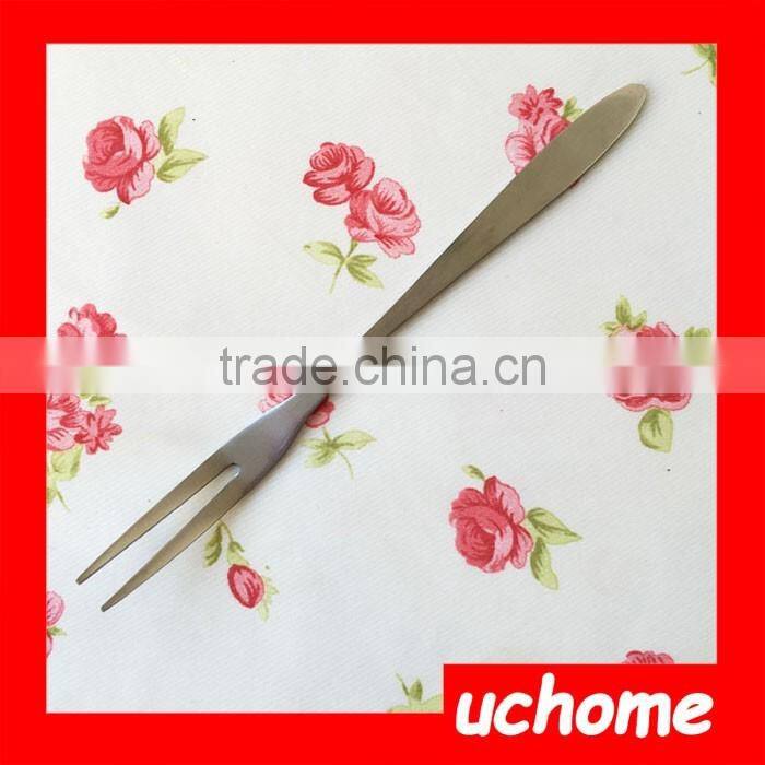 UCHOME Cheap Food Grade Stainless Steel Fruit Fork Set , Appetizer Forks , Cake Forks Set