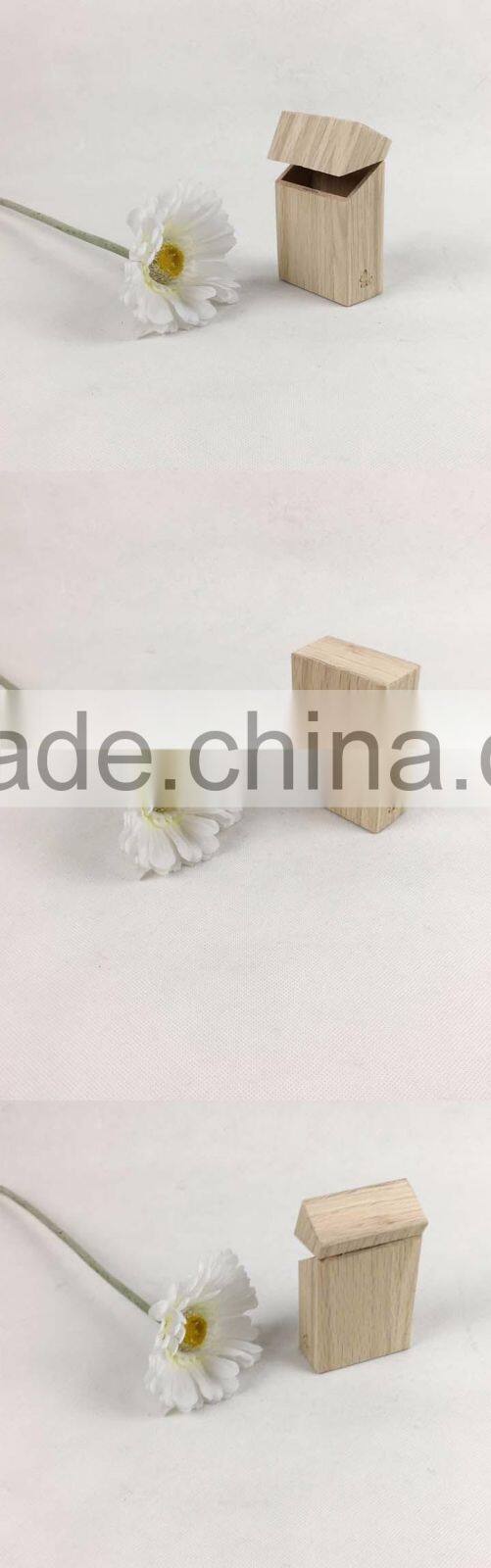 2017 new style OAK material luxury handmade small cigarette box