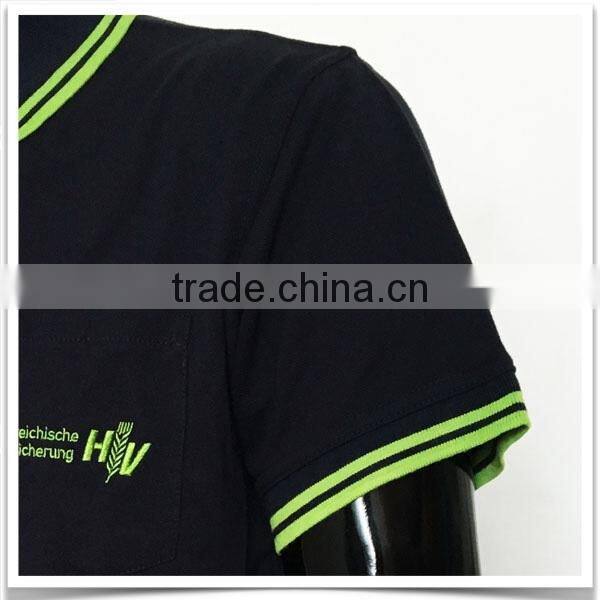 Polo shirt with color decorative