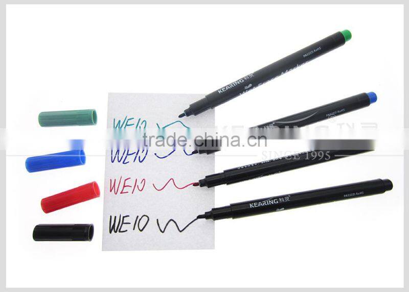 Kearing colored wet erase pen for glass marking water wet erasable non dry erase WE10