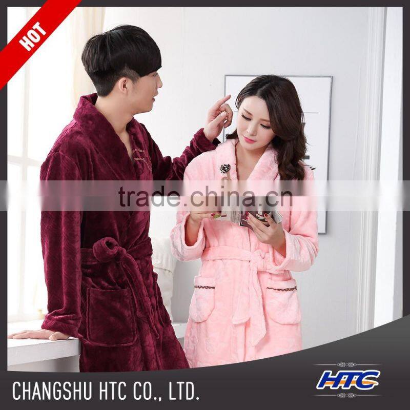 100 cotton mature women sexy waffle bathrobe