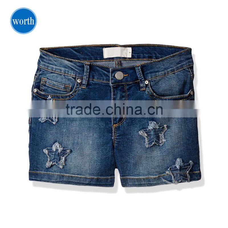 Worth Garment Super Skinny Short Jeans for Girls