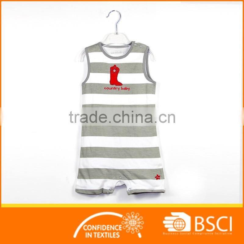 stripes print toddler cotton baby bodysuit