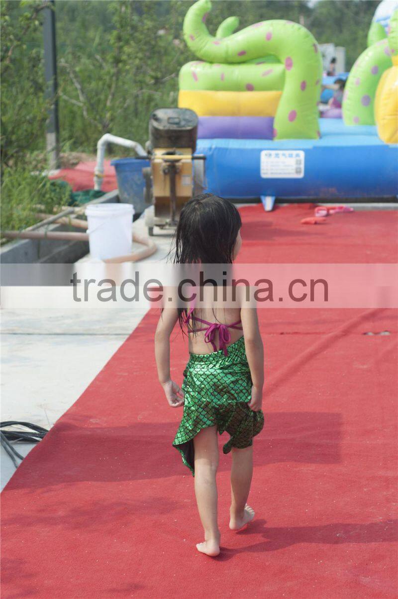 2015 made in china crochet mermaid tail swimming for kids