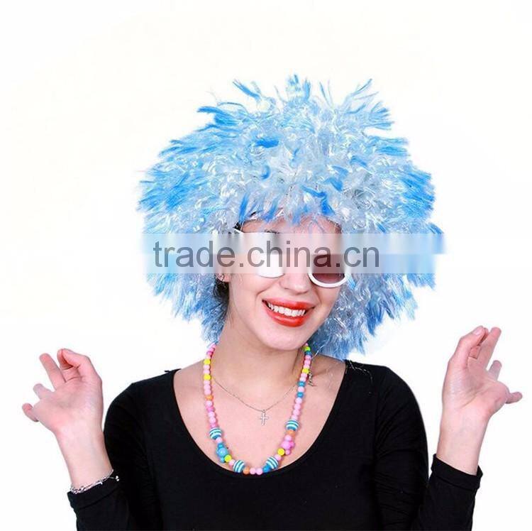 Halloween Costume Clown Wig Afro Kinky Hair Lady's Hair Full Wigs Party Cosplay Halloween Wig