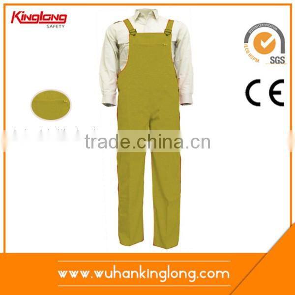 Protective workwear long legs mens safety bibpant