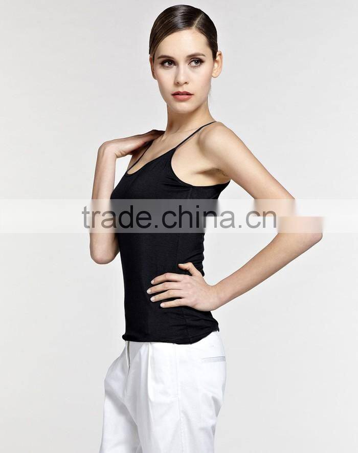 Wholesale plain back spaghetti strap tank top